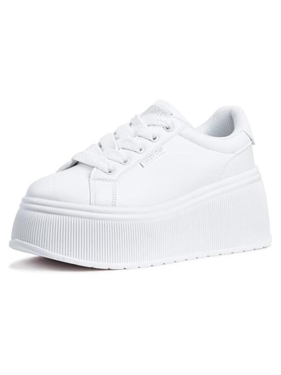 Shoes - Women's Platform Fashion Sneaker Classic Wedge Canvas Casual Low Top Retro Shoes